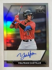 2026 LEAF METAL BASEBALL YOLFRAN CASTILLO #4/10 SILVER PRISMATIC AUTO