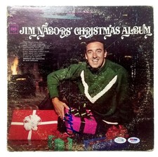 Jim Nabors Signed Autographed Record Christmas Album LP ACOA PSA