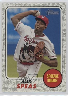 2017 Topps Heritage Minor League Edition Gray 16/25 Alex Speas #94 0t2