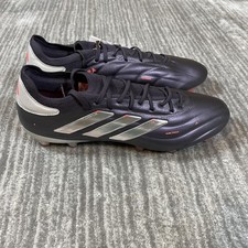 Adidas Copa Pure 2 Elite K Soccer Shoes Mens 12 FG Firm Ground Black Silver New