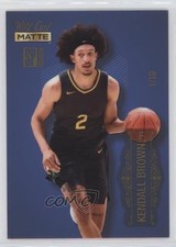 2022 Wild Card Matte SP Exclusive Base Basketball Blue 1/10 Kendall Brown a8x