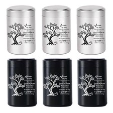 Small Urns for Human Ashes Set of 6 - Mini Keepsake Urns 3 Inches for Sharing...