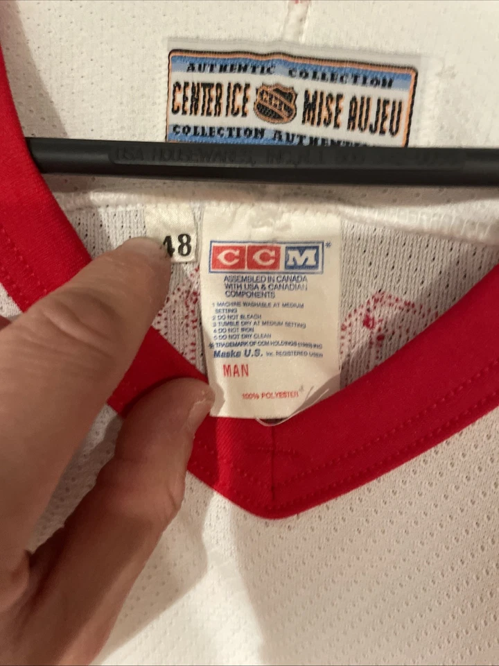 Camiseta deportiva Sergei Fedorov Detroit Red Wings CCM talla 48 Foto 2 de 4