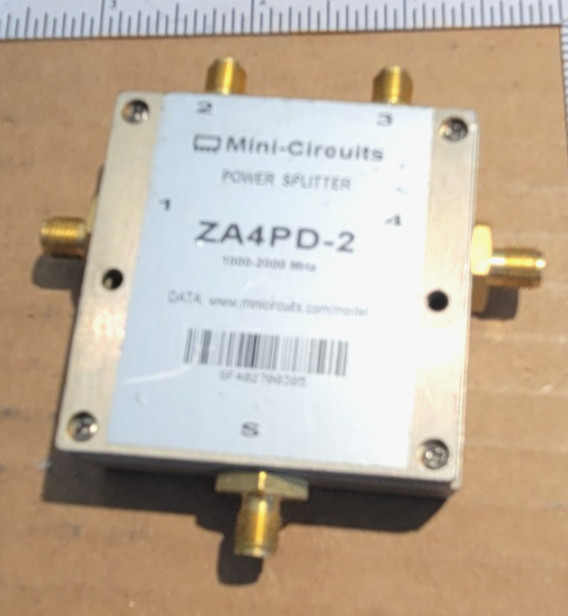 Mini-Circuits ZA4PD-2 SMA RF Power Splitter 1000-200 MHz or 1-2 GHz