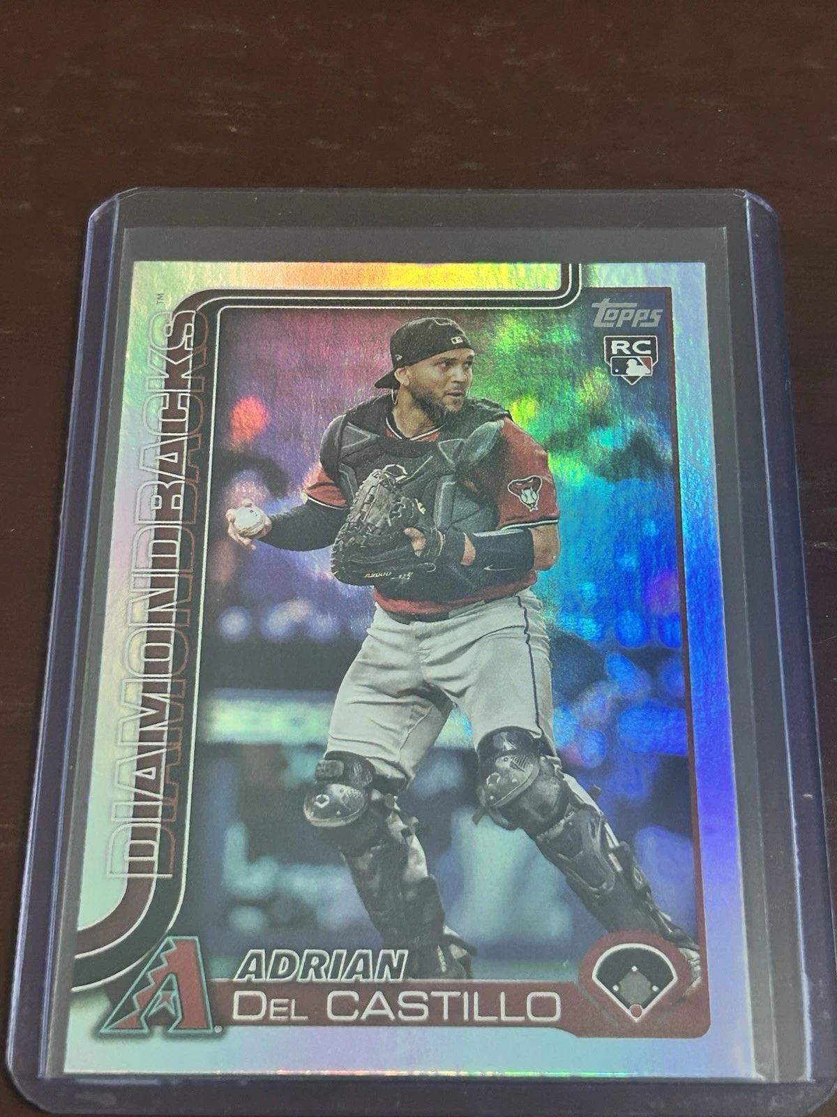 2025 Topps Series 1 Adrian Del Castillo #226 Rainbow Foil RC