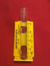 Vintage Metal Advertising RAIN GAUGE ABILENE KANSAS CO-OP ASSOCIATION