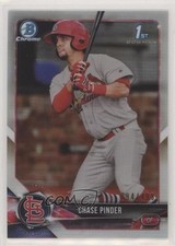 2018 Bowman Chrome Prospects Refractor 94/499 Chase Pinder #BCP222 s3g