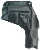 Cache sous moteur gauche pour Toyota Corolla Verso de 2001 à 2004 en plastique ABS noir