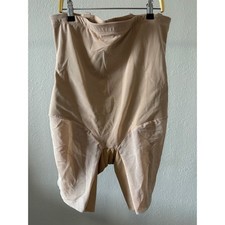 Honeylove Mid-Thigh Compression Bodysuit Sand, Size 1X