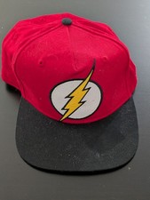 DC Comics The Flash Snapback Hat Bolt Logo Red Youth OSFM