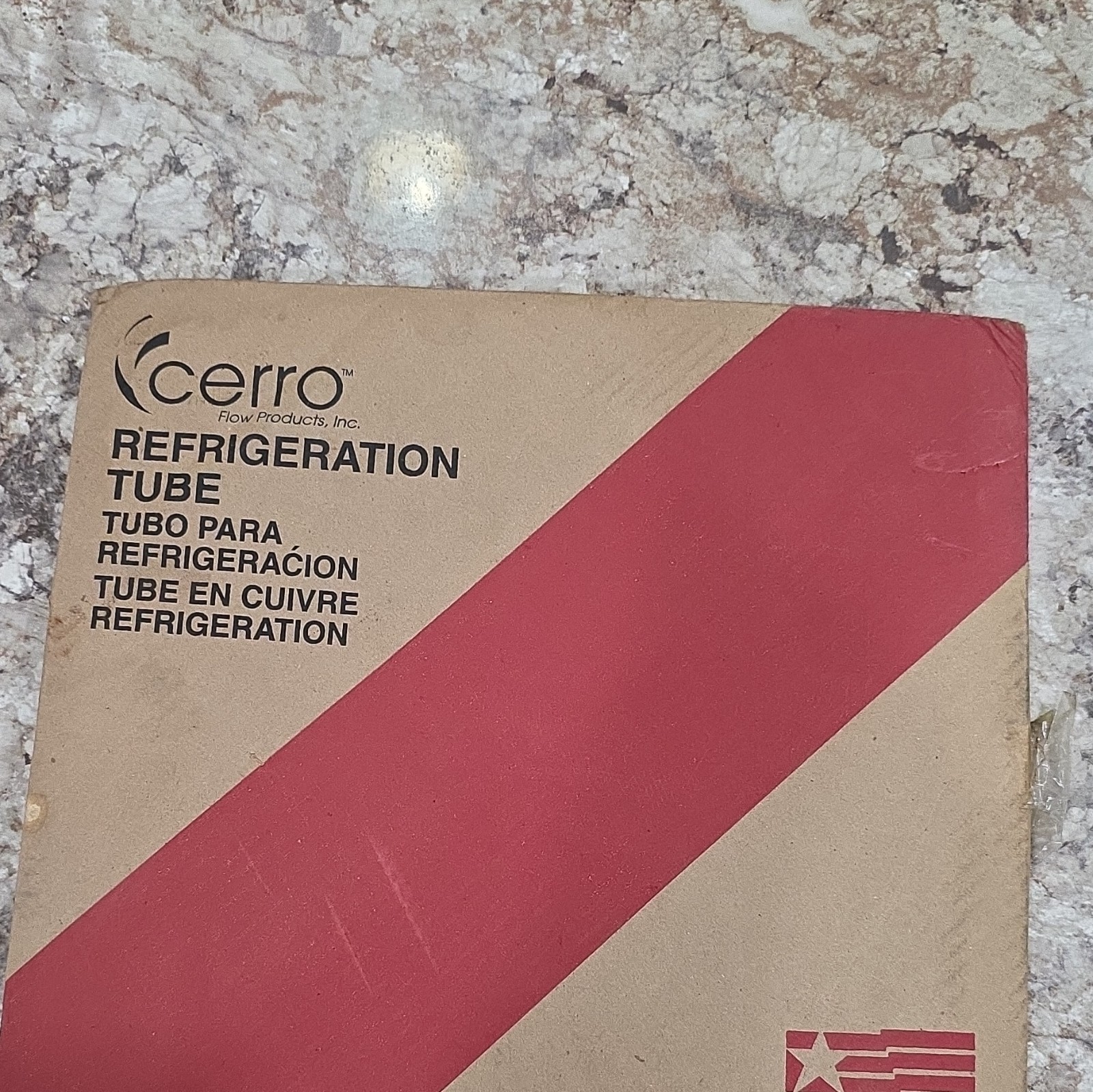 Cerro Copper Refrigeration Tube Copper Tubing (Box) 1/4. 50 Ft.
