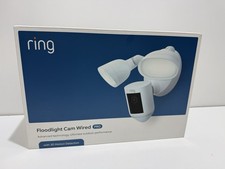 Ring Floodlight Cam Wired Pro White with 3D Motion Detection BRAND NEW 