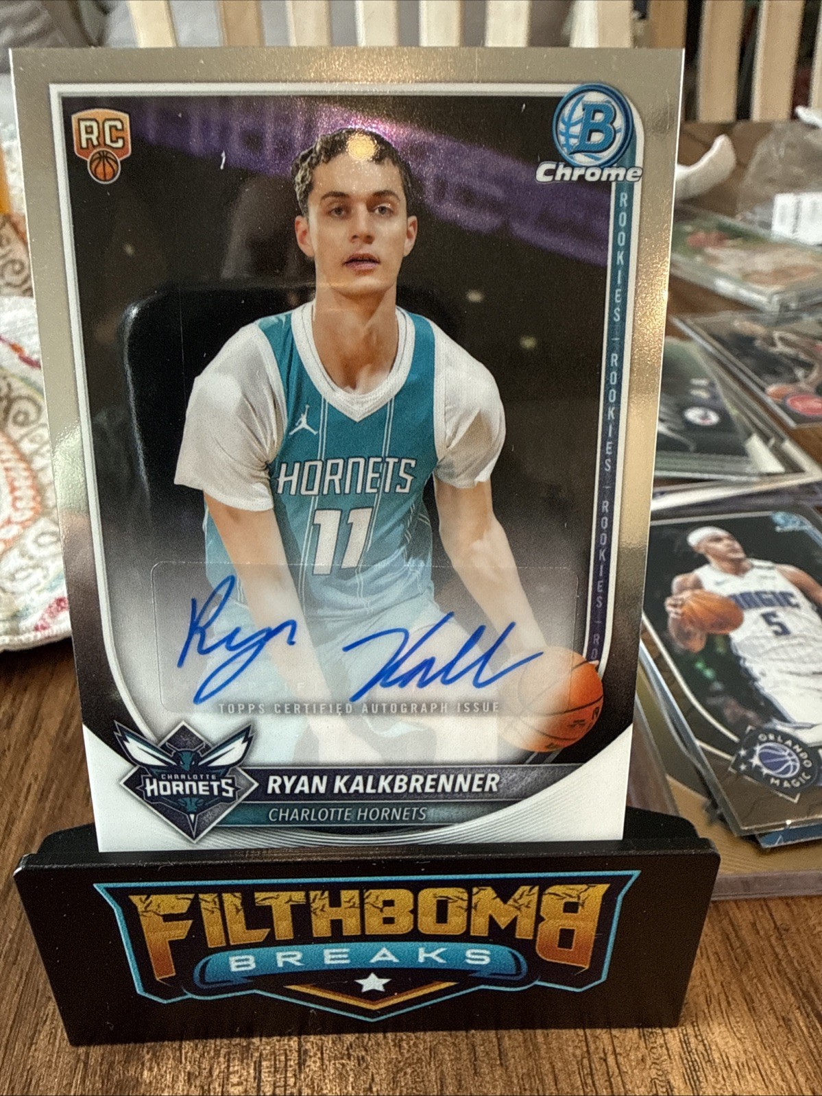2025-26 Bowman Chrome - Rookie Autographs Ryan Kalkbrenner III