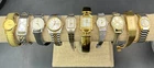 Seiko & Citizen Womens Vtg Quartz Mechanical Watches Lot of 10, Silver Gold Tone
