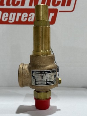 Aquatrol 740DE1M2J1 Safety Relief Valve 3/4  x 3/4  | 50 PSIG | 28 GPM | NEW