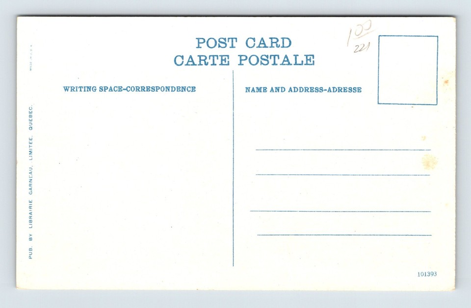 Caleche Quebec White Horse Carriage Canada Postcard A49 eBay