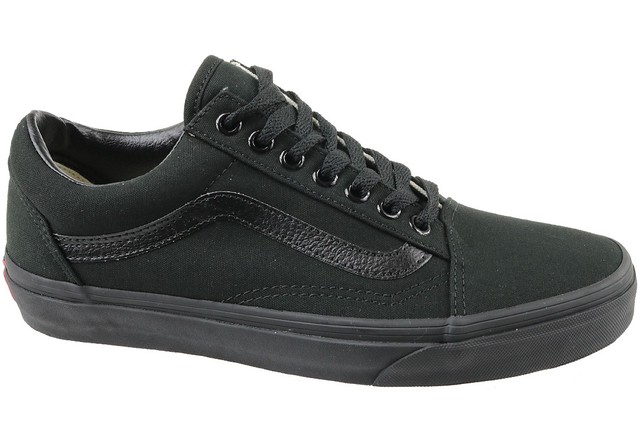 vans classic old skool black trainers