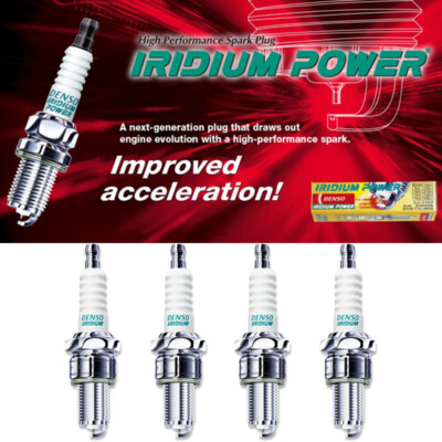 Genuine Set of 4 DENSO IRIDIUM POWER Spark Plug IW20 / 5306  