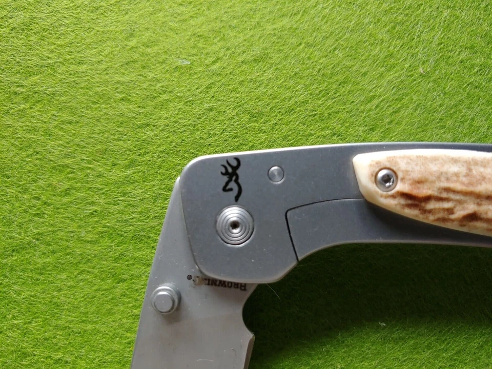 Cuchillo Plegable Ciervo "Halcón" MARRÓN... ¡Muy buena calidad!!! Foto 4 de 4