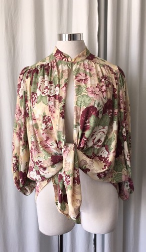 Vintage 70's Pat Richards floral blouse Boho - Picture 2 of 7