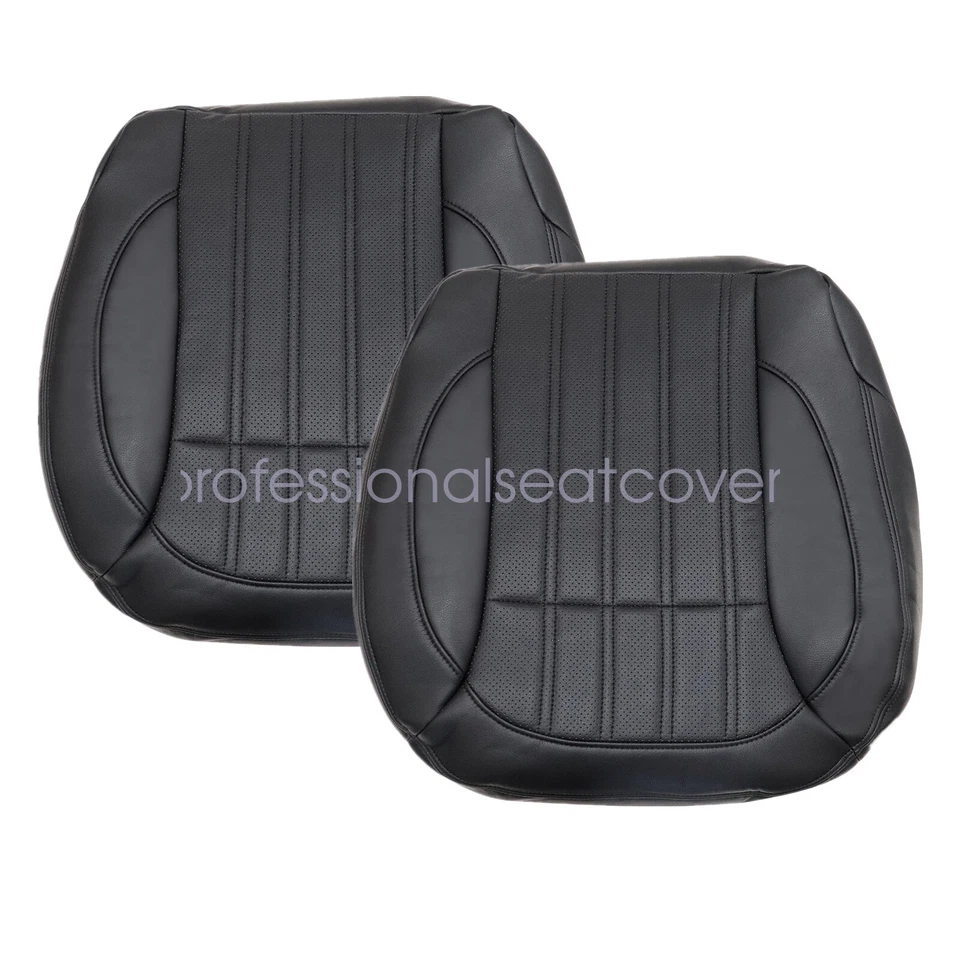 For 2013-16 Mercedes Benz GL350 GL450 Driver & Passenger Bottom Seat Cover Black Foto 3 de 4