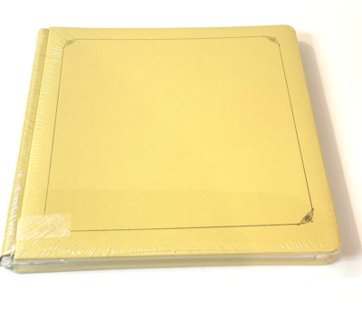 クリエイティブメモリーズ CM Creative Memories Scrapbook Original 12x12 Yellow Album Scroll