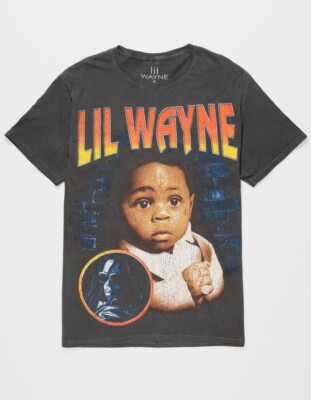 LIL WAYNE Tha Carter III Mens Double Sided Print Vintage Black Shirt New S, M, L