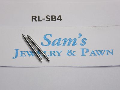 2 Swiss Fat Spring Bar for 2x20mm New Rolex  Datejust Submariner GMT II #RL-SB4