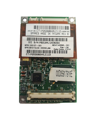 LAN 56K MODEM MINI PCI KARTE 153107-001 COMPAQ ARMADA M700 MODEM LAN CARD