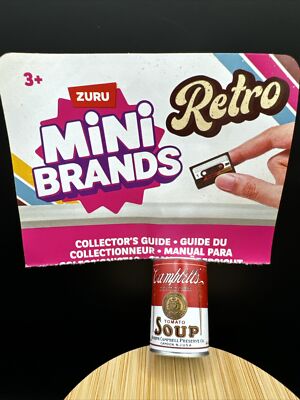 NEW! Zuru Mini Brands Retro Campbells Tomato Soup ~RARE~l