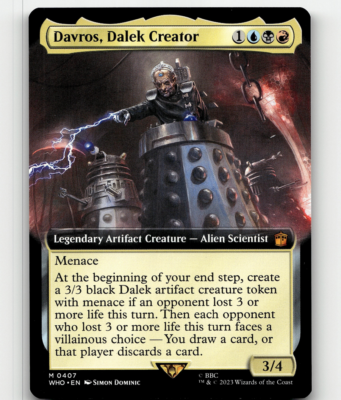 Davros, Dalek Creator (extended art)