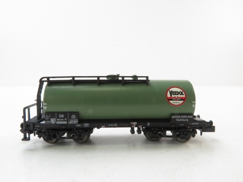 (FRF207) Minitrix 15108 Kesselwagen Veedol der DB, N, OVP | Zustand: Gebraucht