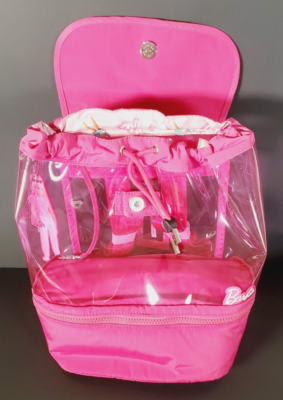 NEW Kipling Barbie Darlee Medium Clear Barbie Backpack Item  display picture 2