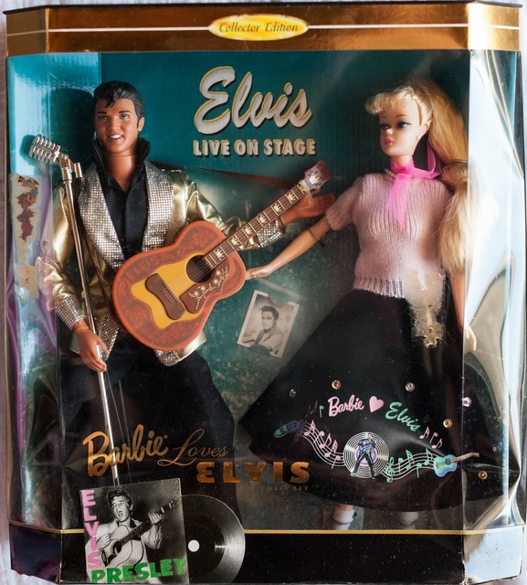 Barbie Loves Elvis Collectors Edition Gift Set 1996 Mattel 17450