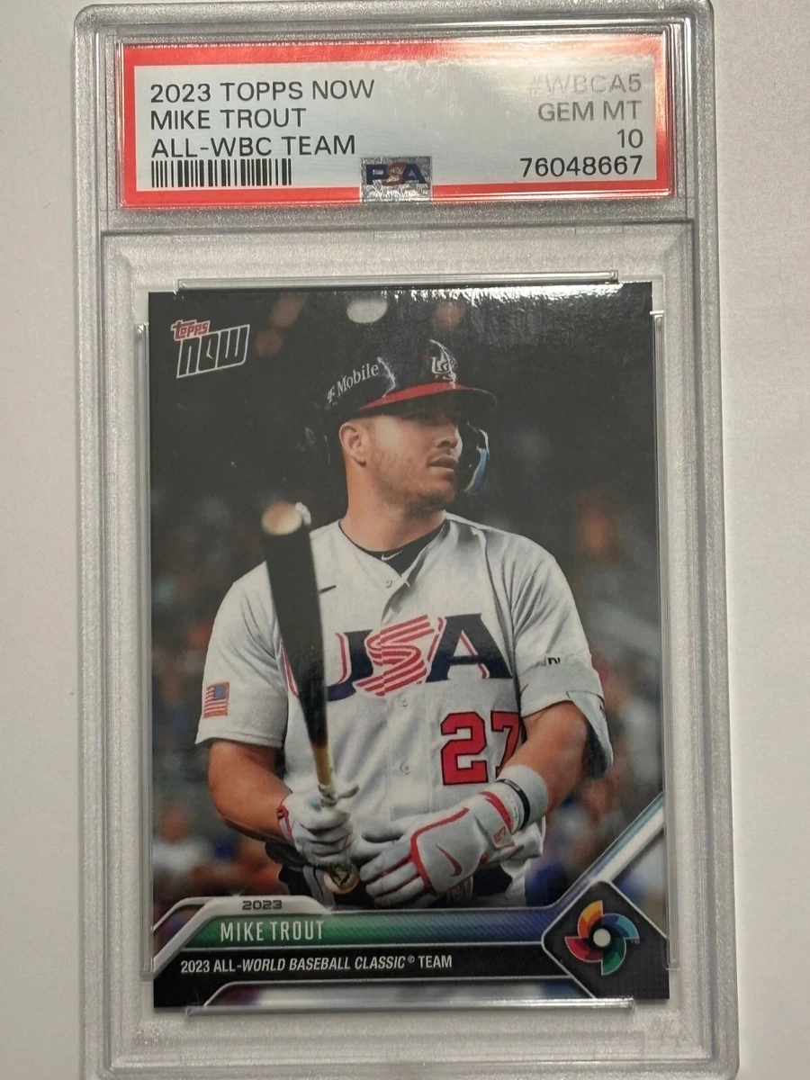 2023 Topps Now World Baseball Classic - Mike Trout #WBCA-5 for 