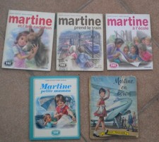 lot 5 livres MARTINE  - Collection Farandole  et l'ane cadichon, .........
