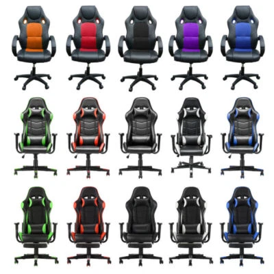 PANANA Luxury Executive Racing Gaming Office Chair Lift Swivel Computer Desk Chairs UK