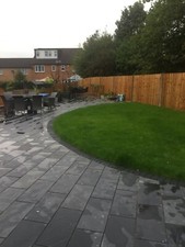 Black Slate Paving Patio Slabs  Garden 60cmx30cm 20mm thick  FREE DELIVERY
