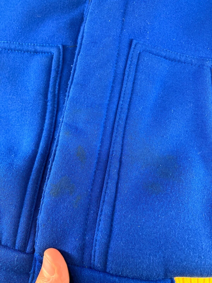 Golden State Warriors Jacket Youth Medium Blue Reversible 2015 NBA Finals Steph - Image 2 of 4