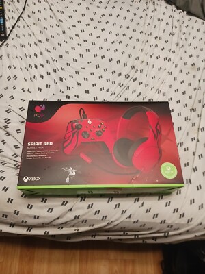 Xbox Stereo Gaming Headset PDP REMATCH Advanced Wired Controller Spirt Red