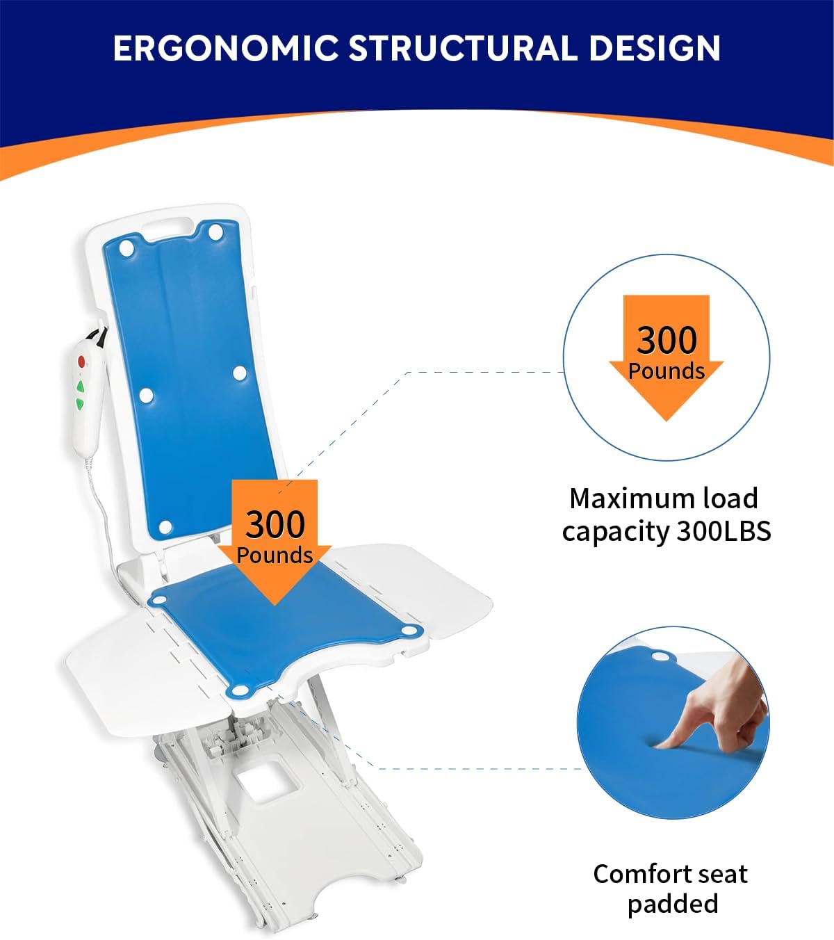 Lightweight Electric Lift Chair, Lift Elderly from Floor, Floor Lift
