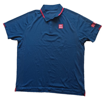 Uniqlo Roger Federer 2021 French Open Halle RF Tennis Polo Shirt XXL