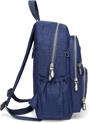 Mini Tagesrucksack mit Anti-Diebstahl Reißverschluss Tasche, 9L 13"H robuster leichter Rucksack - Bild 4 von 8