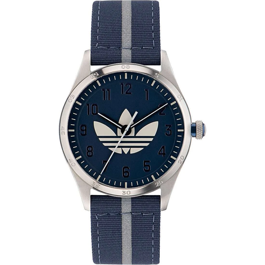 Herrenuhr ADIDAS STREET CODE FOUR AOSY23041 Textilarmband Blau OFFICIAL |  eBay