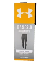 Under Armour  1343325 Women's UA ColdGear Base 2.0 Baselayer Leggings, Black, XL