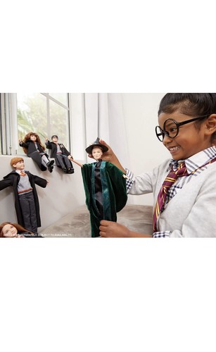 HARRY POTTER MINERVA MCGONAGALL MATTEL ACTION FIGURE WIZARDING WORLD BAMBOLA - Foto 3 di 5