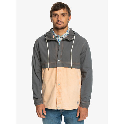 Quiksilver Jacke mit Kapuze Natürliche Surf Jacke Cafe Creme 2023 Neu Herren M