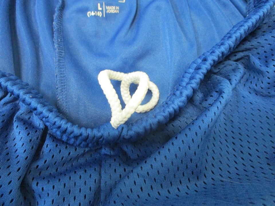 BCG Shorts Large Youth 1416 Blue Athletic Stretch Soccer Running