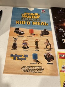 1990&rsquo;s Star Wars LEGO NES galoob Toy Booklets Paper Lot Starriors LucasArts
