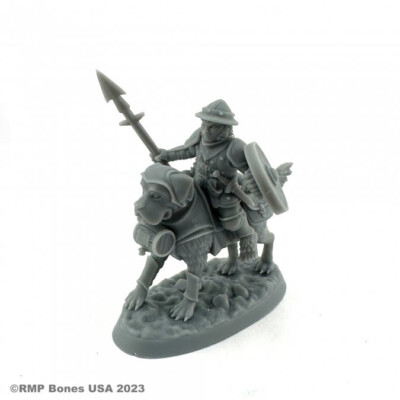 1x HALFLING MALE DOG - BONES USA REAPER Figur Miniatur RPG JDR Hobbit 7114